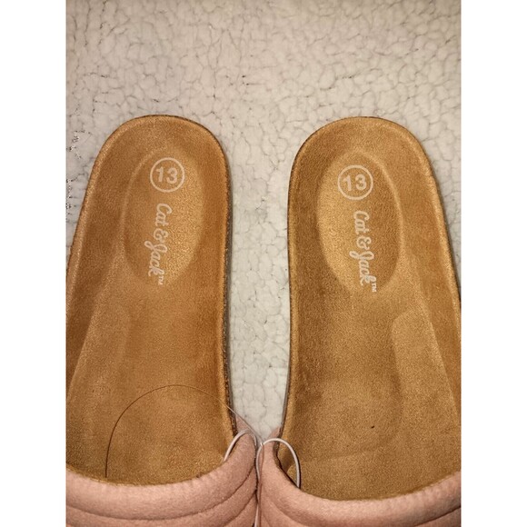 Cat & Jack Girls Summer Sandals Slide-On Size 13 Pink - Picture 4 of 5